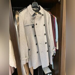 Men’s Burberry coat, worn once.
